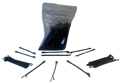 Clip - Bobby Pin - BHS - 2" - 100 Pieces - Black